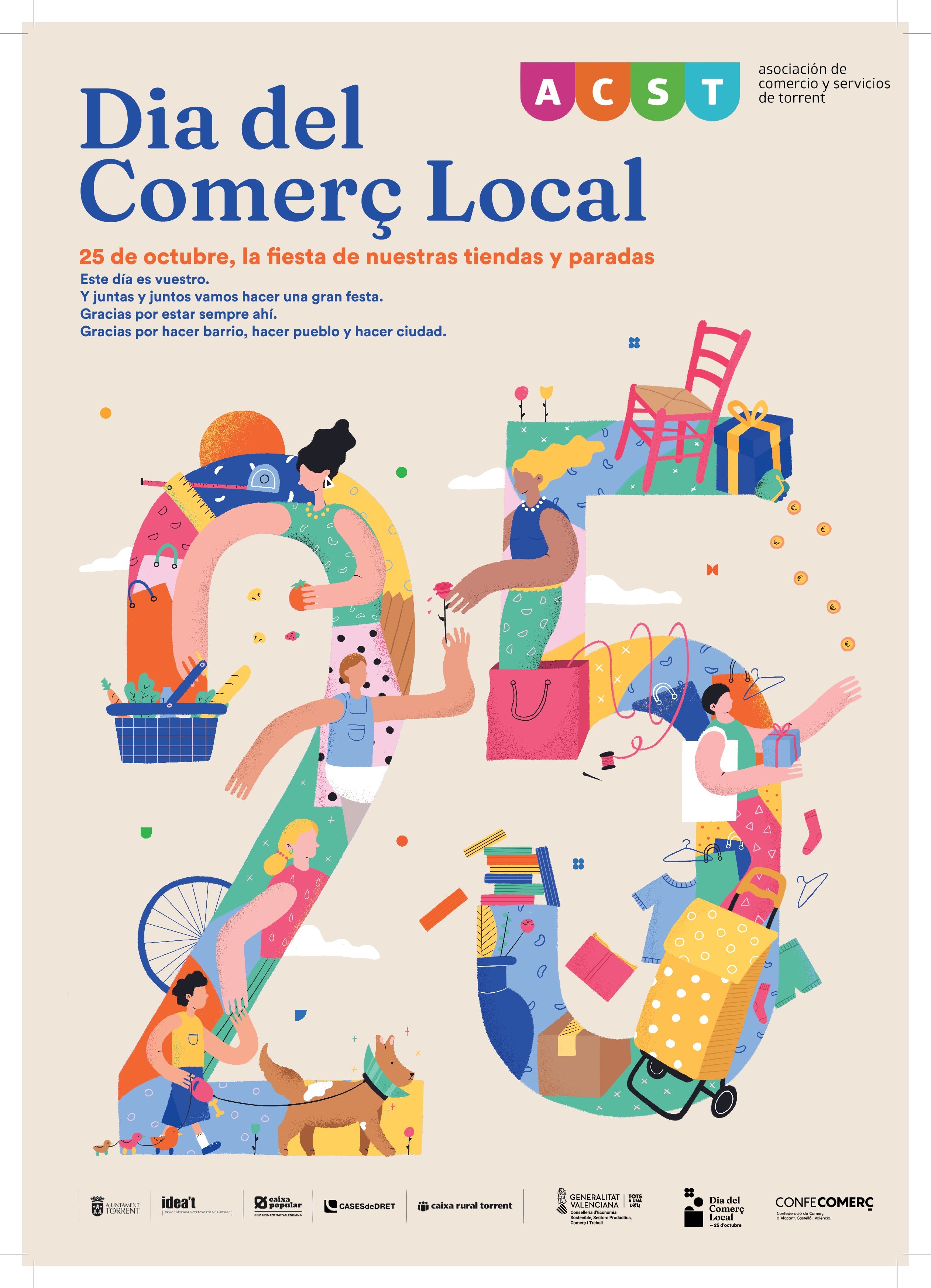 ACST celebra el “Día del Comercio Local en la Comunitat Valenciana”: 25 de Octubre !!!