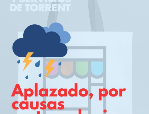 Se aplaza la «Feria de Comercio y Servicios de Torrent 2024» al Viernes 08.11.24 por «Causas Metereológicas» !!