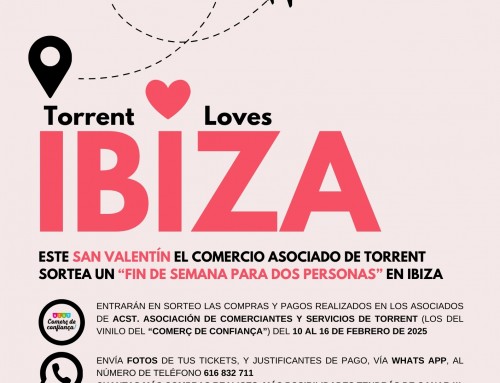 Este «San Valentín» tus compras en el Comercio de Torrent te llevan de viaje a Ibiza! Participa!